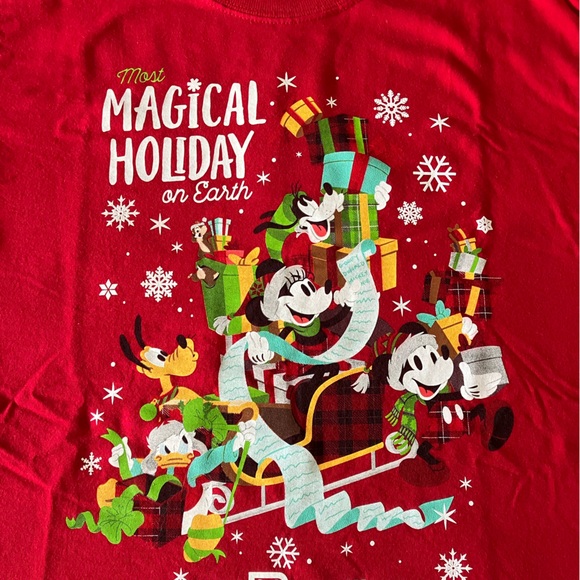 Disney Parks Most Magical Holiday on Earth Walt Disney World Christmas t-shirt - Picture 2 of 3